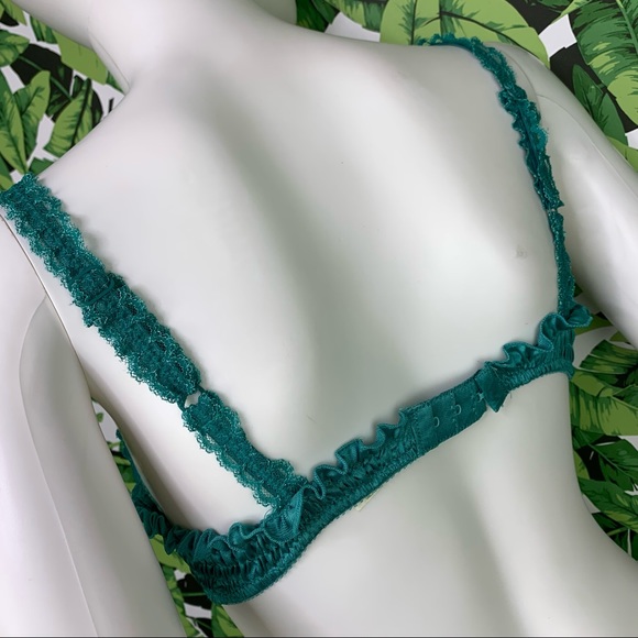 Vintage Victoria’s Secret Gold Label Bra See Through Unlined Lace USA Made - Picture 3 of 8